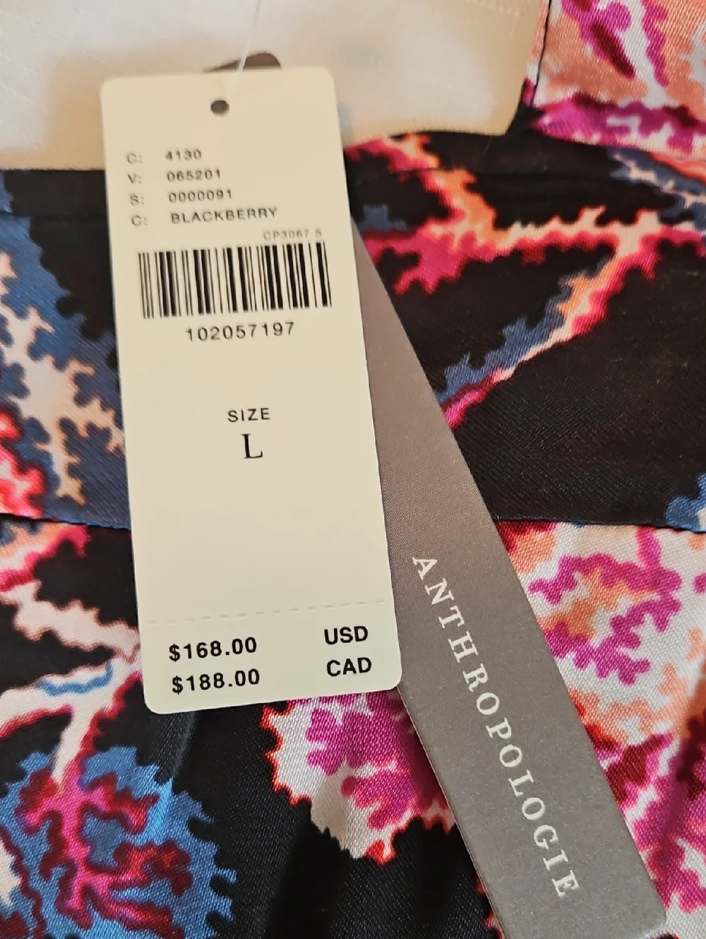 Anthropologie The Jocelyn Black  Pink Floral Sleeveless Slip Midi Dress by Maeve - Picture 6 of 7